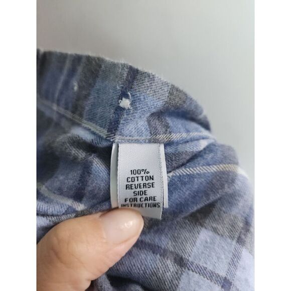 Sid Mashburn Men Blue Plaid 100% Cotton Button Down Sports Shirt size XL - Picture 11 of 12